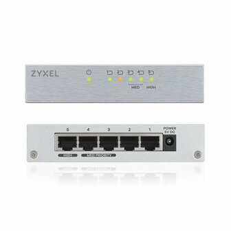 Zyxel GS-105B v3 | Netwerk-switch | Unmanaged | L2+ | Gigabit Ethernet (10/100/1000)