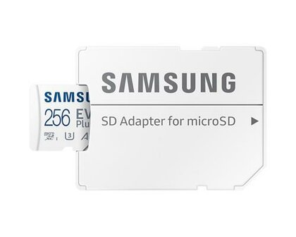 Samsung EVO Plus | MicroSDXC | 256GB | Class 10 | UHS-I U3
