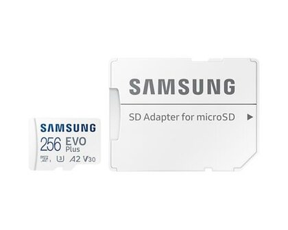 Samsung EVO Plus | MicroSDXC | 256GB | Class 10 | UHS-I U3