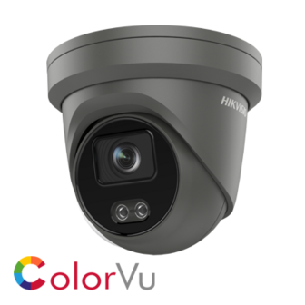 Hikvision DS-2CD2347G2-LU 4MP ColorVu Turret IP Camera 2.8mm wit