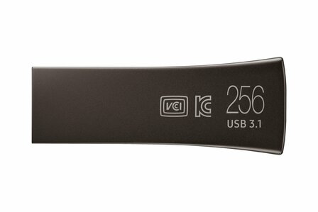 Samsung Bar Plus | 256GB USB-A 3.2 Flash Drive | Titanium