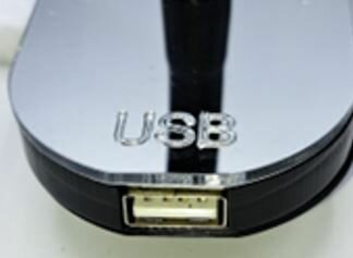 Travelleds opb spot Zw flex led 5K 260mm Ch switch/usb