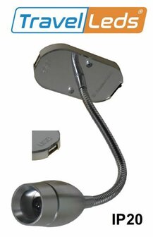 Travelleds opb spot Ch flex led 5K 260mm Ch switch /usb