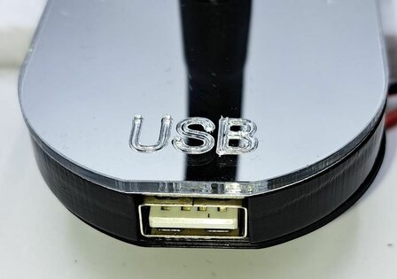 Travelleds opb spot Zw flex led 5K 260mm opaal switch/usb