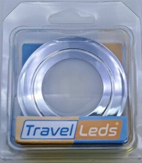Travelleds inb spot Ch 80mm 6+6 Leds 3K+6K klem