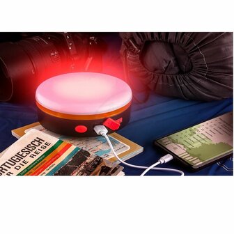 Goobay LED-campinglamp Solar zonne-energie met IR-afstandsbediening