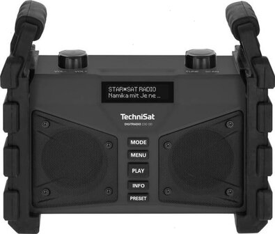 TechniSat DigitRadio 230OD Dab+FM +BT +Accu Zwart