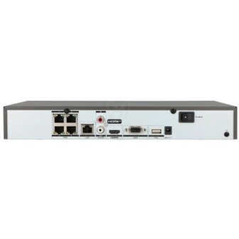 Hikvision NVR DS-7604NXI-K1/4P 4 kanaals POE