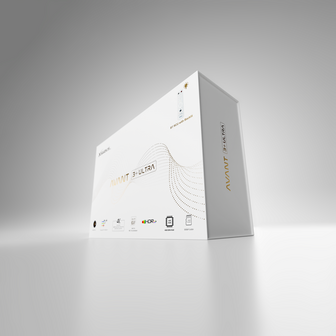Xsarius Avant 3+ Ultra White Edition - 4K OTT Android Media Streamer