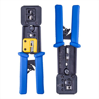 RJ45 krimptang voor UTP doorsteekstekkers
