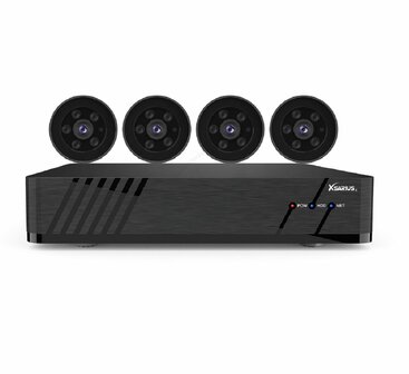  Xsarius XSR-4 Beveiligingscamera Set 4 POE Smart AI IP camera - 4MP Full HD 1080p