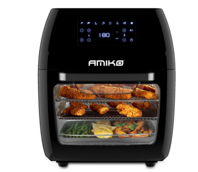 Amiko A80 Airfryer Heteluchtoven Grill - 1700W 