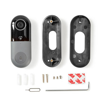 SmartLife Videodeurbel Wi-Fi IP54 Met bewegingssensor Transformator 