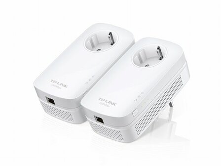 TP-Link AV1300 | Gigabit Powerline Adapter Set | HomePlug AV2 | 1200 Mbps | Met Stopcontact | Starter Kit