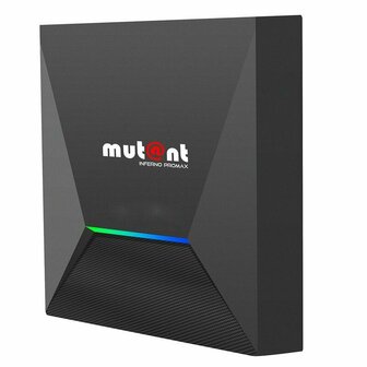  Mutant Inferno ProMax 8K UHD Android 9.0 IP-Receiver (Dual-WiFi, USB 3.0, HDMI, MicroSD, Zwart)