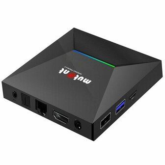  Mutant Inferno ProMax 8K UHD Android 9.0 IP-Receiver (Dual-WiFi, USB 3.0, HDMI, MicroSD, Zwart)