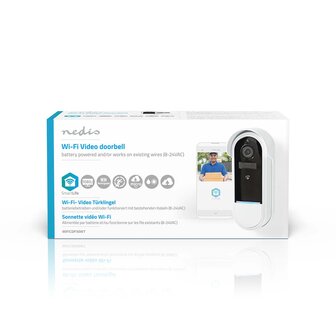 SmartLife Videodeurbel Wi-Fi Batterij Gevoed / Transformator