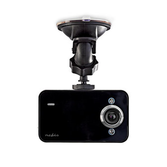 Dashcam 720p@30fps 3.0 MPixel 2.4 &quot; LCD Bewegingsdetectie Zwart
