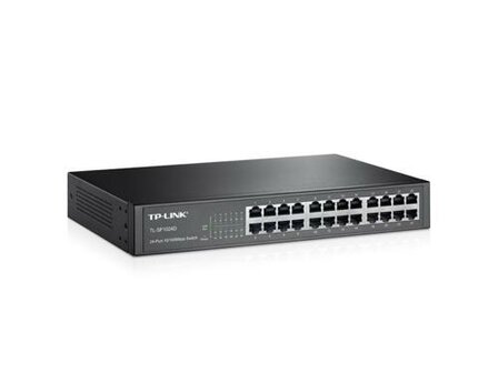 TL-SF1024D | 24-poorts 10/100Mbps Unmanaged Switch | Auto MDI/MDIX | Energie-effici&euml;nt | Rack-monteerbaar | Returned