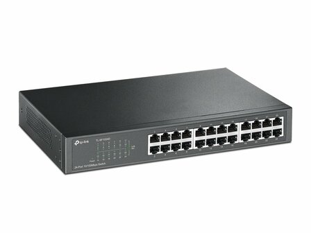 TL-SF1024D | 24-poorts 10/100Mbps Unmanaged Switch | Auto MDI/MDIX | Energie-effici&euml;nt | Rack-monteerbaar | Returned