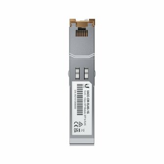 Ubiquiti UACC-CM-RJ45-1G | SFP Transceiver Module | 10/100/1000 Mbps | Koper | RJ45 | 100 m