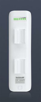 Ubiquiti NanoStation NSM2 | WiFi 4 Outdoor CPE | 150 Mbit/s | Passief PoE (injector inbegrepen) | Inclusief Mastmontagebeugel