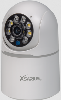 Xsarius Smart IPC I4M WiFi &ndash; Draadloze PTZ Beveiligingscamera met Full HD, Nachtzicht en Geluidsdetectie