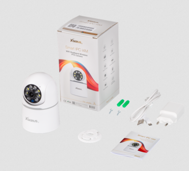 Xsarius Smart IPC I4M WiFi &ndash; Draadloze PTZ Beveiligingscamera met Full HD, Nachtzicht en Geluidsdetectie