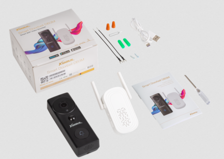 Xsarius Smart Doorbell DB3M &ndash; 2K Videodeurbel met Slimme Detectie en Cloudopslag