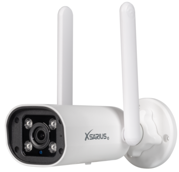 Xsarius Smart IPC B4M WiFi &ndash; Dual-Light Bullet Camera met Gezichtsdetectie, Cloudopslag en Spraakbesturing