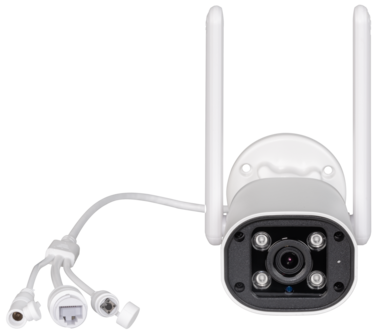 Xsarius Smart IPC B4M WiFi &ndash; Dual-Light Bullet Camera met Gezichtsdetectie, Cloudopslag en Spraakbesturing