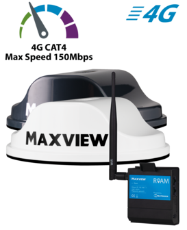 Maxview Roam Classic mobiele 4G WiFi oplossing Zwart/Wit