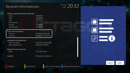 OCTAGON SF8008 V3 SUPREME 4K UHD E2 DVB-S2X &amp; DVB-C/T2 COMBO (DUAL OS)
