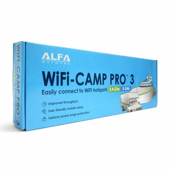  Alfa Network WiFi-Camp Pro 3 Dual-band 2.4 &amp; 5 GHz , AC, QR