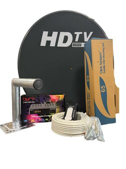 Compleet schotelset voor vrije zenders