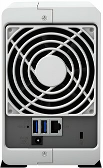 Synology DiskStation DS220J NAS 8TB | 2 Drive Bays | Inclusief 2 x 4TB HDD | 1x Gigabit Ethernet | Wit