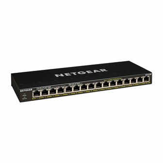NETGEAR GS316EP-100PES | Managed Switch | 16x Gigabit Ethernet | PoE+ | Zwart
