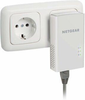 NETGEAR Powerline 1000 | Powerline Adapter | 1000 Mbps | 1x Gigabit Ethernet | Wi-Fi N300 | Wit