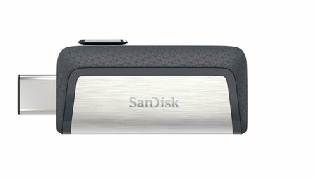 SanDisk Ultra Dual Drive USB Type-C USB flash drive 128 GB USB Type-A / USB Type-C 3.2 Gen 1 (3.1 Gen 1) Zwart, Zilver