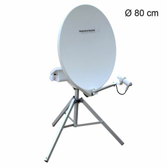 Travel Vision R7 80cm Volautomatisch Portable SatSystem