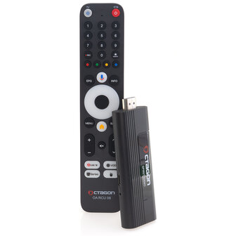 OCTAGON SPIRIT NANO 4K UHD HDR10+ ANDROID TV Stick OTT MEDIA STREAMING 5G WLAN BT RCU