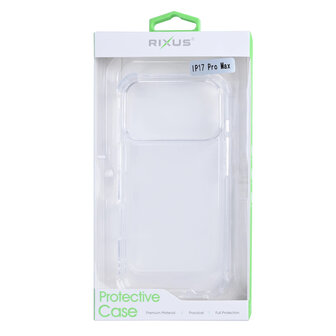 Rixus Protective Case Iphone 17 Pro Max Clear