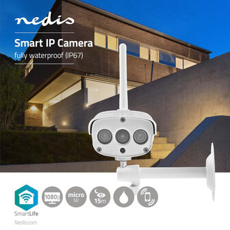 Nedis Smart Ip Camera Fully Waterproof (IP67)