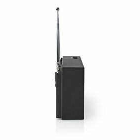 FM-Radio  Draagbaar Model AM / FM Batterij Gevoed  Analoog  1.5 W Zwart-Wit Scherm Koptelefoonoutput | IP20 | Zwart