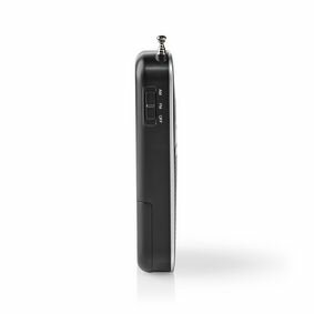 FM-Radio  Draagbaar Model  AM / FM Batterij Gevoed Analoog 1.5 W Zwart-Wit Scherm Koptelefoonoutput  IP20 