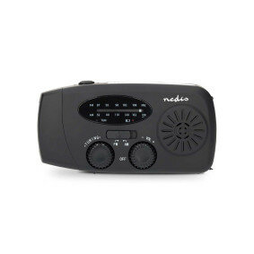 Noodradio  Tafelmodel AM / FM Powerbank-functie Accu gevoed / Handslinger / USB Gevoed 
