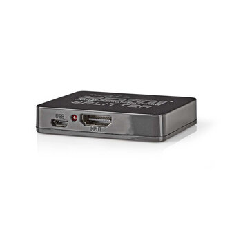 HDMI Splitter  2 poort(en) 2x HDMI Output  4K@30Hz 2.25 Gbps ABS PVC Zwart
