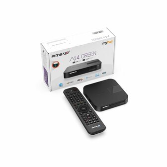 Amiko A14 Green+ Streaming Box 4K UHD