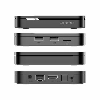 Amiko A14 Green+ Streaming Box 4K UHD