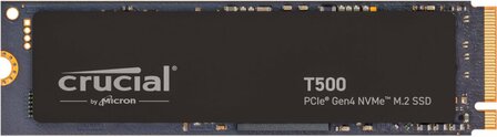 Crucial T500 | 1TB NVMe SSD | M.2 | Gen4 | 7.300MB/s Lezen | 6.800MB/s Schrijven